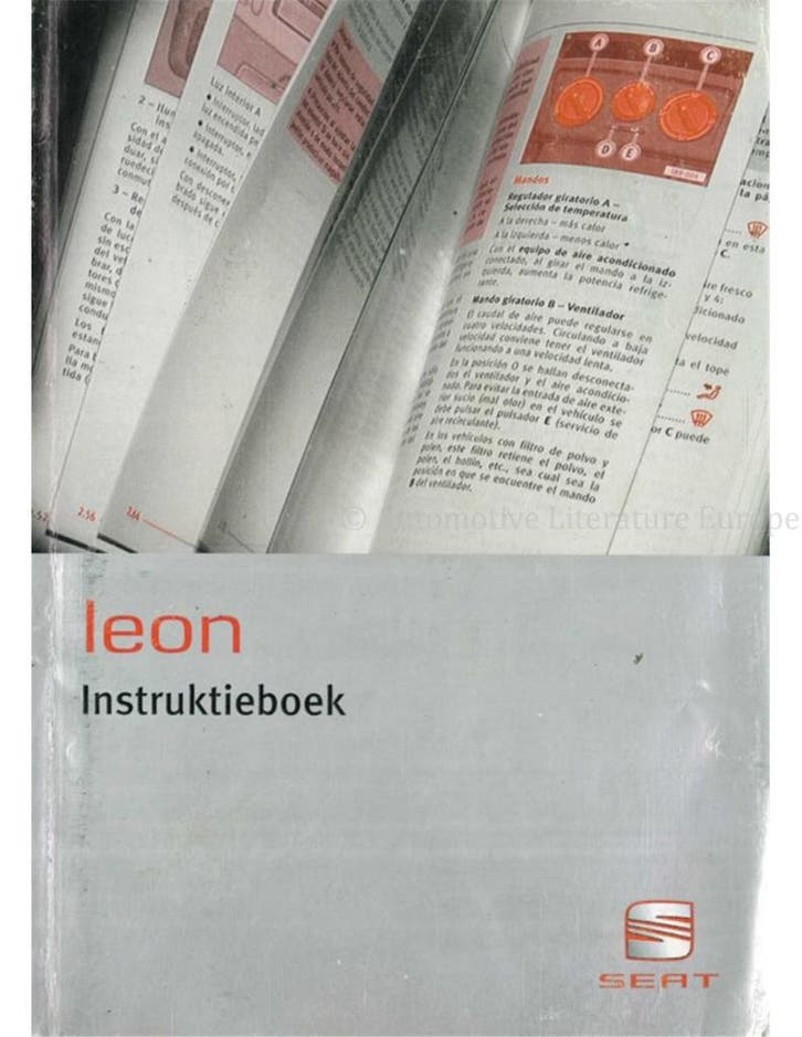 2003 SEAT LEON INSTRUCTIEBOEKJE NEDERLANDS, Autos : Divers, Modes d'emploi & Notices d'utilisation