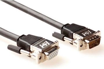 ACT VGA verloopkabel m/f 3m Zwart Nieuw, Audio, Tv en Foto, Audiokabels en Televisiekabels, Ophalen of Verzenden, Zo goed als nieuw