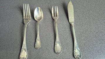 Christofle - Eetservies voor 12 (143) - Marly - Verzilverd -