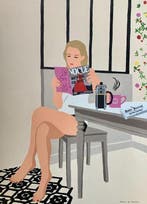 Marine de Quenetain (1982) - Pause café, Antiquités & Art