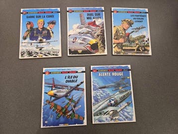 Buck Danny Classic - 5x C - 5 albums - Eerste druk -, Livres