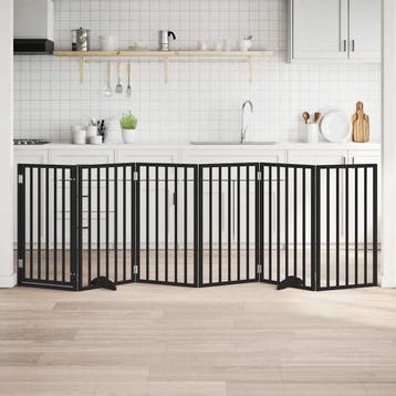 vidaXL Hondenhek inklapbaar 6 panelen 300 cm populierenhout, Verzenden, Nieuw