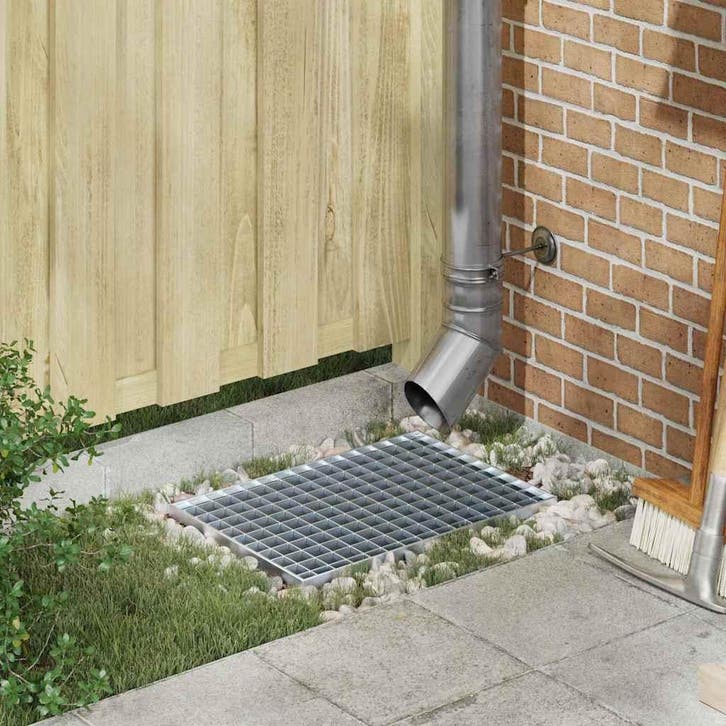 vidaXL Rooster zilver 50 x 35 x 2 cm, Doe-het-zelf en Bouw, Sanitair, Nieuw, Verzenden