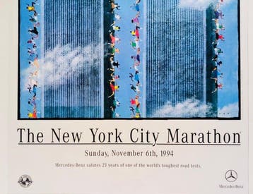 Dave Cutler - The New York City Marathon poster Wall Trade, Antiek en Kunst
