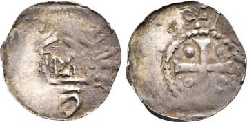 Obol o J Metz Bistum Heinrich Ii en Bischof Dietrich Ii 1..., Verzenden, België