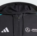 Mercedes Official MAPF1 FW Mens DNA FullZip Hoodie L Black