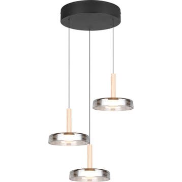 Stijlvolle Dimbare LED Hanglamp - Zwart & Wit, Warm Wit 5W L, Huis en Inrichting, Lampen | Hanglampen, Verzenden, Nieuw