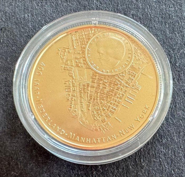 Pays-Bas. 10 Euro 2009 Het Manhattan Tientje Proof (Sans, Timbres & Monnaies, Monnaies | Europe | Monnaies non-euro