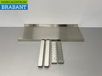 HCB RVS Wandschap schap 100 x 40 cm Horeca, Ophalen of Verzenden, Nieuw in verpakking
