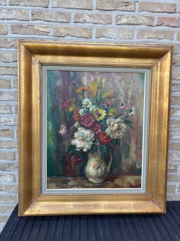 Achiel Lombaert (1911-1977) - Stilleven met bloemen