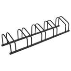 vidaXL Fietsenrek voor 5 fietsen staal zwart, Fietsen en Brommers, Verzenden, Nieuw