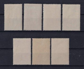 België 1933 - Kruis van Lotharingen - OBP/COB 377/83, Postzegels en Munten, Gestempeld