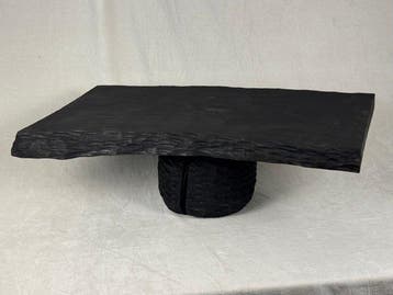 Bijzettafel - Salontafel - Shou Sugi Ban - Gemaakt in Italië, Antiek en Kunst