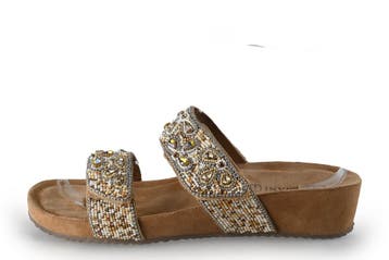 Lazamani Slippers in maat 42 Beige, Kleding | Dames, Schoenen, Slippers, Verzenden, Beige, Lazamani