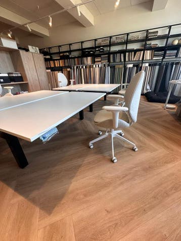 Elektrisch Duo Bureau - Duo Werkplek - Dubbel Bureau - Nieuw, Huis en Inrichting, Bureaus, Verzenden, In hoogte verstelbaar, Nieuw