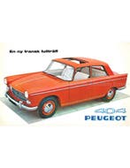 1961 PEUGEOT 404 BROCHURE ZWEEDS