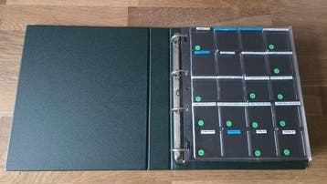 Accessoires. Album GRANDE LEUCHTTURM per monete in ecopelle