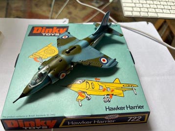 Dinky Toys - Modelauto - Hawker Harrier, Nieuw