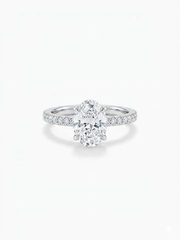 Verlovingsring - 14 karaat Witgoud - 1.50ct. tw. Diamant