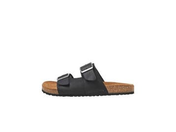 Veiling - Jack &amp; Jones Louis Leather Sandalen Zwart - 42, Nieuw