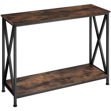 tectake Consoletafel Tacoma 100x35x80,5cm - Industrieel hout, Verzenden, Nieuw