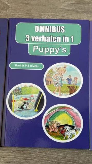 Omnibus met 3 verhalen over Puppys - Bas is lief ! - Max in, Verzenden, Gelezen, Martin Scherstra