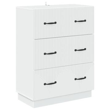 vidaXL Ladekast Wit 66 x 34,5 x 87 cm Bewerkt hout, Verzenden, Nieuw