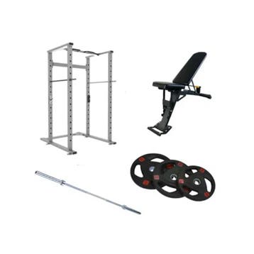 Gymfit - Volledig Home Gym Pakket - Power Cage - Squat Rack, Sport en Fitness, Ophalen of Verzenden, Nieuw