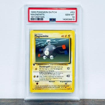 Pokémon Graded card - Magnemite 53 – Pokémon - PSA 10