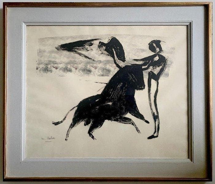 Maurice Rocher (1918-1995) - Le Matador, Antiek en Kunst, Kunst | Schilderijen | Modern