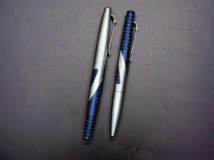 Sheaffer - Intrigue Whaler Shark Set Estilográfica 14K F y, Collections, Stylos