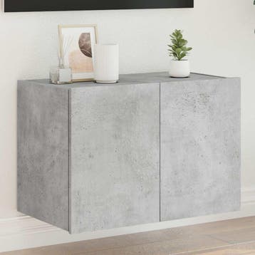 vidaXL Tv-wandmeubel met LED-verlichting 60x35x41 cm, Verzenden, Nieuw