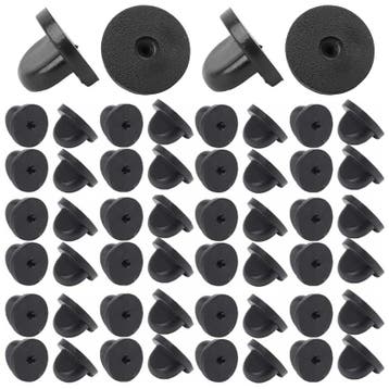 Fako Bijoux - 100 Rubberen Pin Backs - Vlinder Clutch, Verzenden, Nieuw