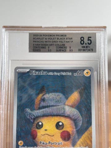 Pokémon - 1 Graded card - Pikachu with Grey Felt Hat Promo, Nieuw