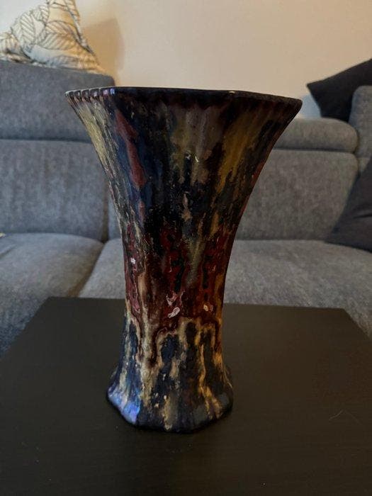 Plateelbakkerij Zuid-Holland - Jan van Schaik - Vaas -, Antiquités & Art, Antiquités | Verre & Cristal