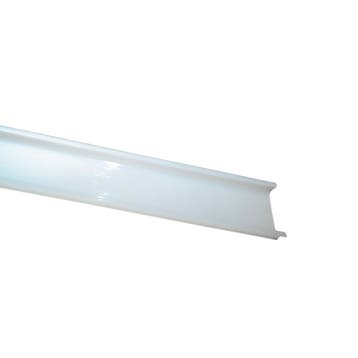 Plastic cover voor LED Profiel Trap Zwart – 27.3x63.5mm, Verzenden