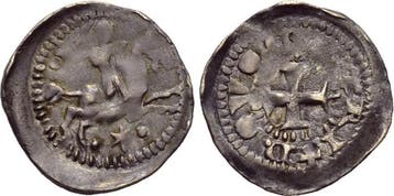 Denier Lothringen-herzogtum (elsass) Thiebaut Ii 1281-1303, Postzegels en Munten, Verzenden, België