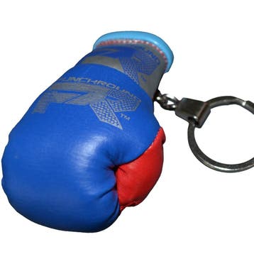 PunchR™ Punch Round Bokshandschoen Sleutelhanger Blauw Rood, Sport en Fitness, Boksen, Verzenden, Nieuw, Overige