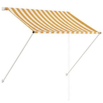 Auvent 100x150 cm jaune/blanc - Retour client - 50% de re..., Verzenden
