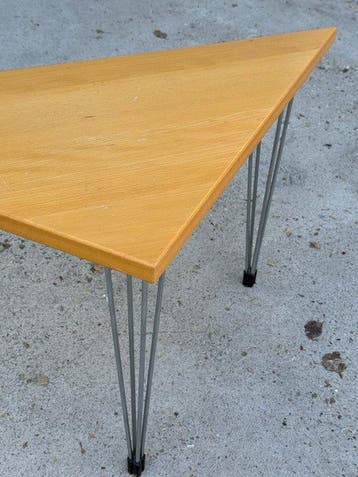 Table basse - Bois, Métal - Fritz Hansen Style