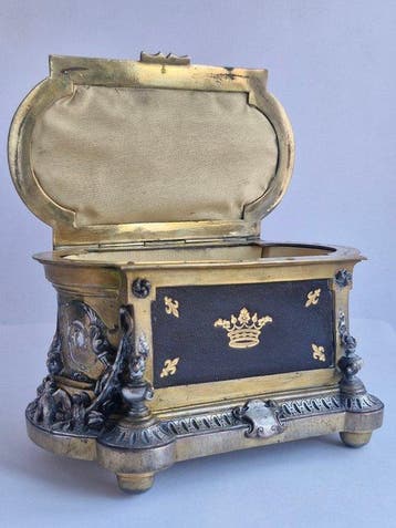 Napoleon III Chocolate - Sieradendoos - Verguld brons,