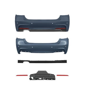 Sale! Sportlook Achterbumper BMW 3 Serie F30 2012-2019 B3869, Nieuw, Achter, BMW