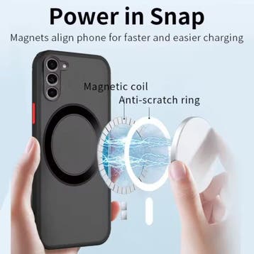Matte Magnetisch Hoesje voor Samsung Galaxy S22 Plus -, Verzenden