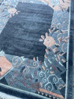 Nepal Art deco design - GEREINIGD - handgeknoopt - wol -