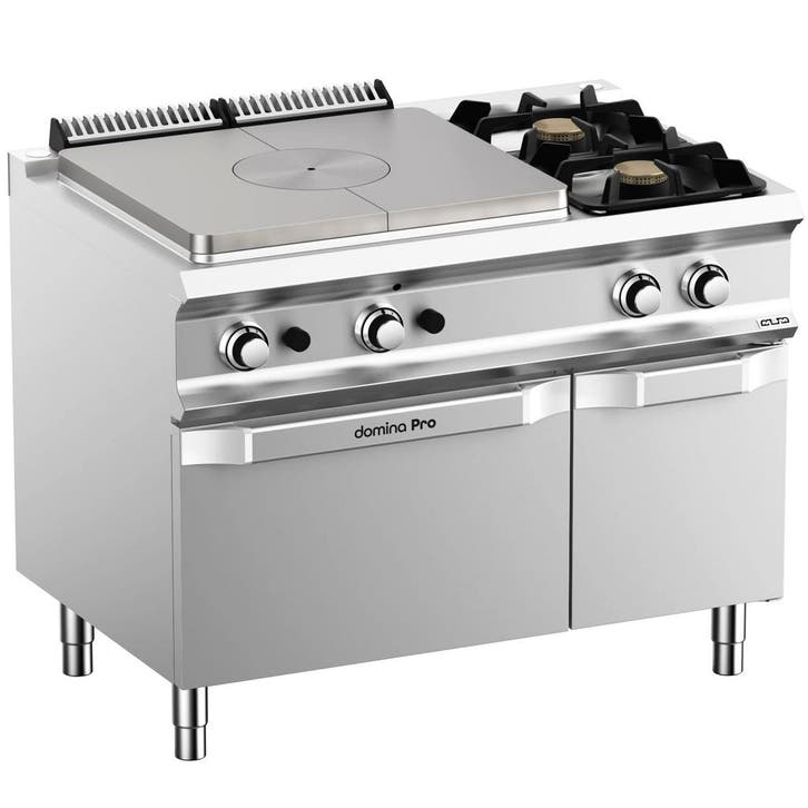 Fornuis/Doorkookplaat + Oven | DOMINA PRO 700 | Gas | 2, Zakelijke goederen, Horeca | Keukenapparatuur, Nieuw in verpakking, Verzenden