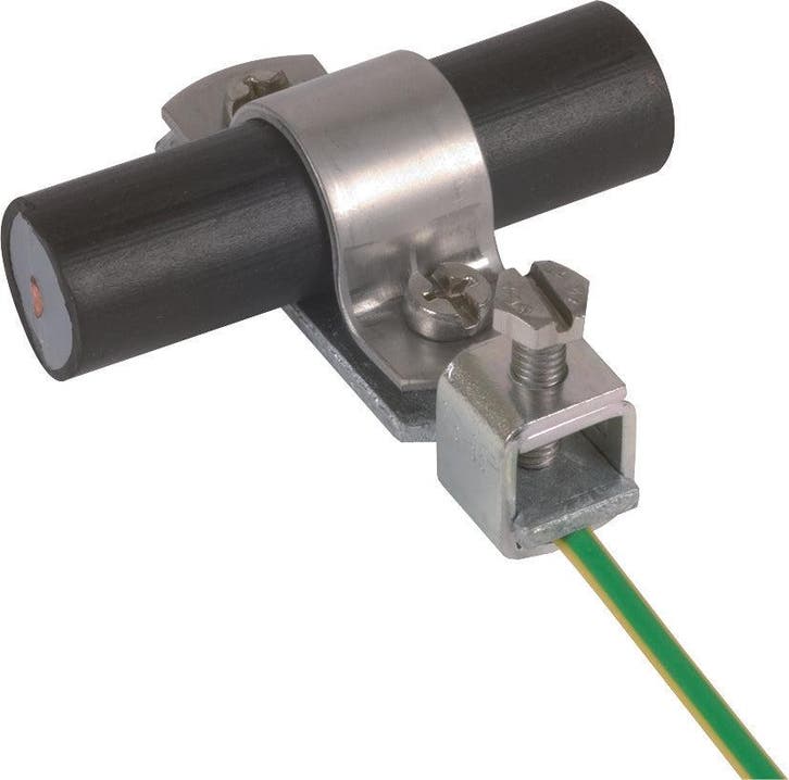 Dehn EB Clamp Pour HVI Cond StTZN StSt D 20mm Section Area, Bricolage & Construction, Électricité & Câbles, Envoi