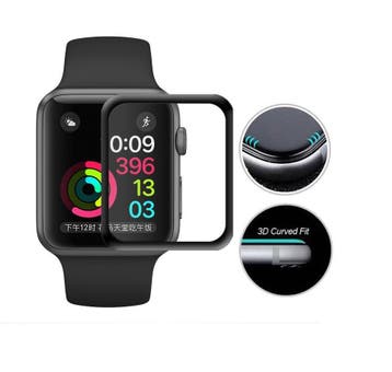 DrPhone Apple Watch 4 / 5 - 44mm Glas - 0.2mm Glazen, Bijoux, Sacs & Beauté, Montres connectées, Verzenden