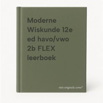 Moderne Wiskunde 12e ed havo/vwo 2b FLEX leerboek, Boeken, Verzenden, Zo goed als nieuw