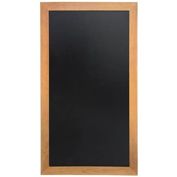 Wandkrijtbord | Hout | Houtlook | 2-Zijdig | 900x460mm, Verzenden