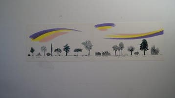Bruno Munari (1907-1998) - Un viale di alberi diversi (